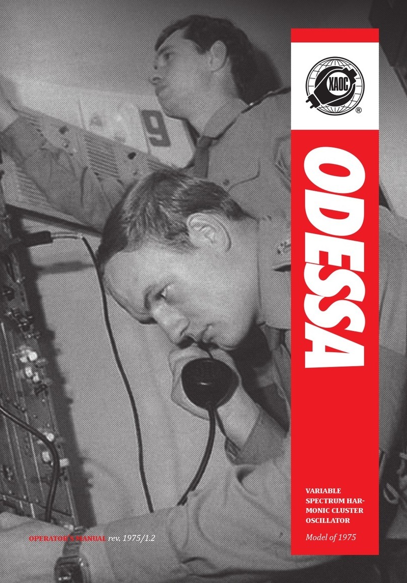 Xaoc Devices ODESSA User manual