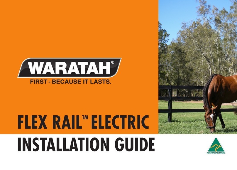 waratah FLEX RAIL ELECTRIC installation guide