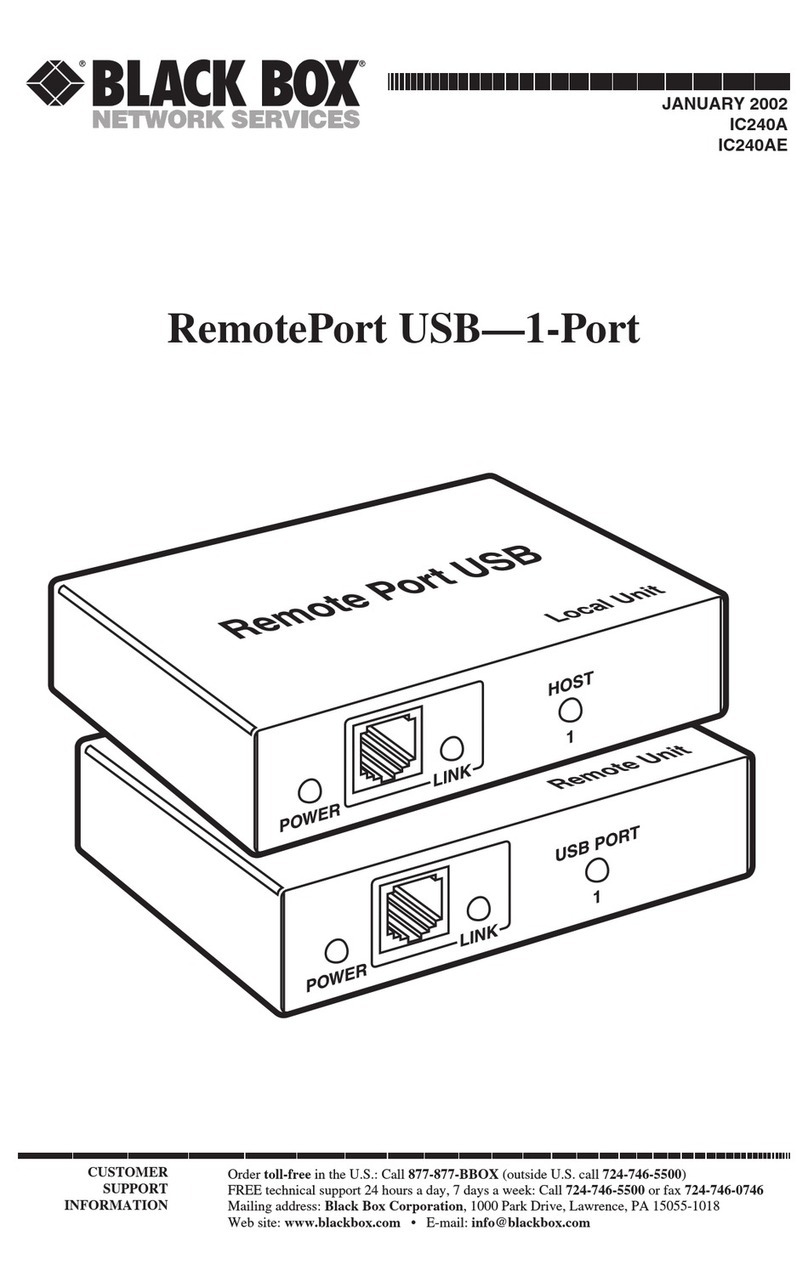 Black Box IC240A User manual Black Box IC240A User manual