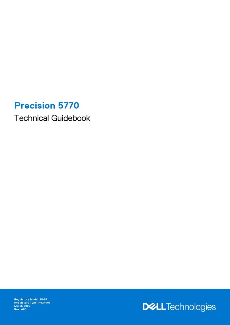 Dell Precision 5770 User manual