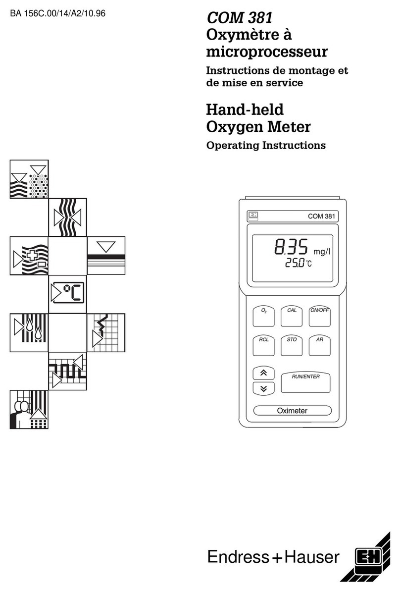 Endress+Hauser COM 381 User manual