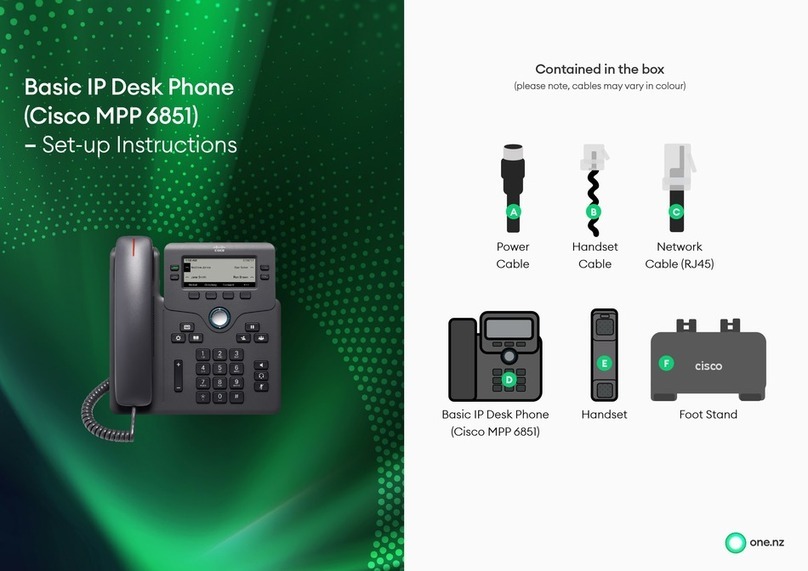 Cisco MPP 6851 Manual