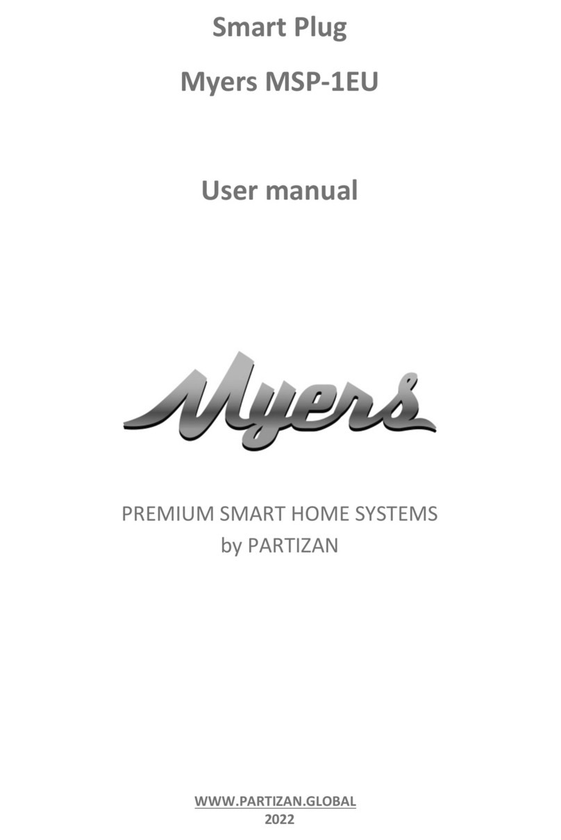 Partizan Myers MSP-1EU User manual