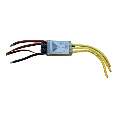 YGE 90 LV User manual