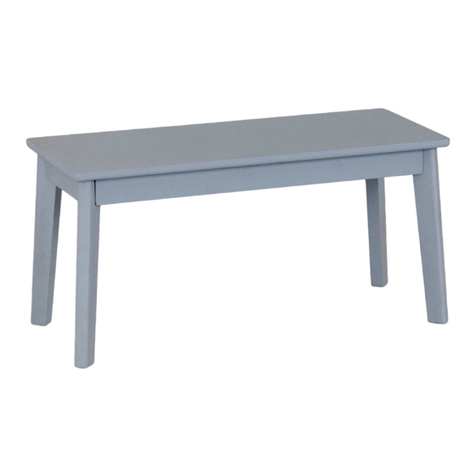 Seconique MATLOCK DINING BENCH SEC/SW/12/22/HA1 User manual Seconique MATLOCK DINING BENCH SEC/SW/12/22/HA1 User manual