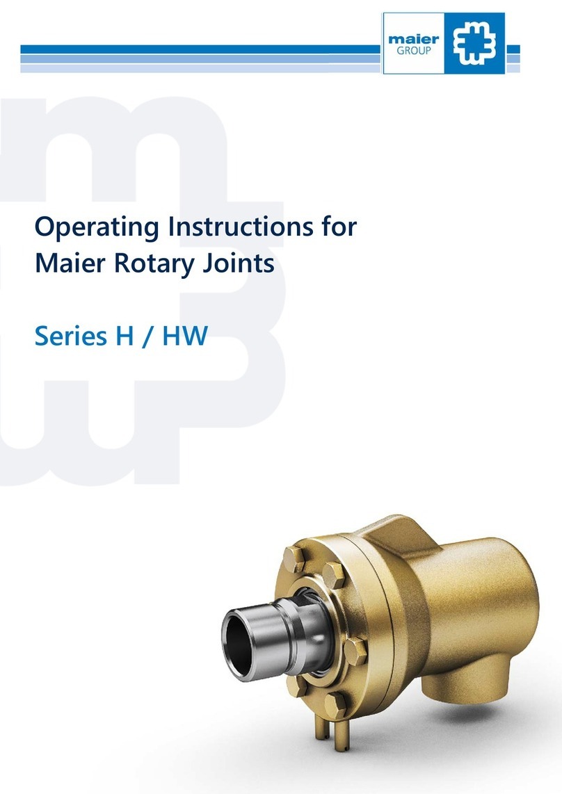 Maier H Series operating instructions Maier H Series operating instructions