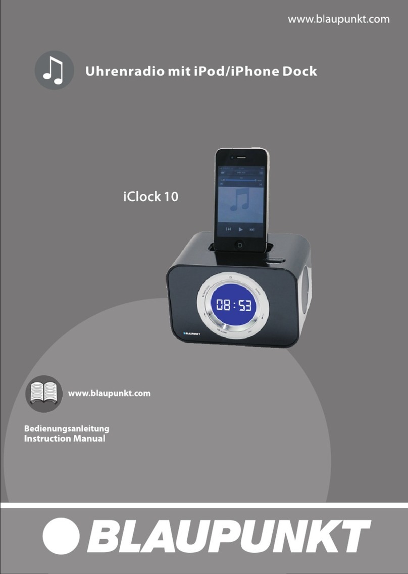 Blaupunkt iClock 10 User manual