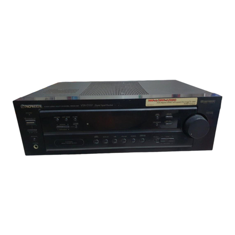 Pioneer VSX-D337 User manual