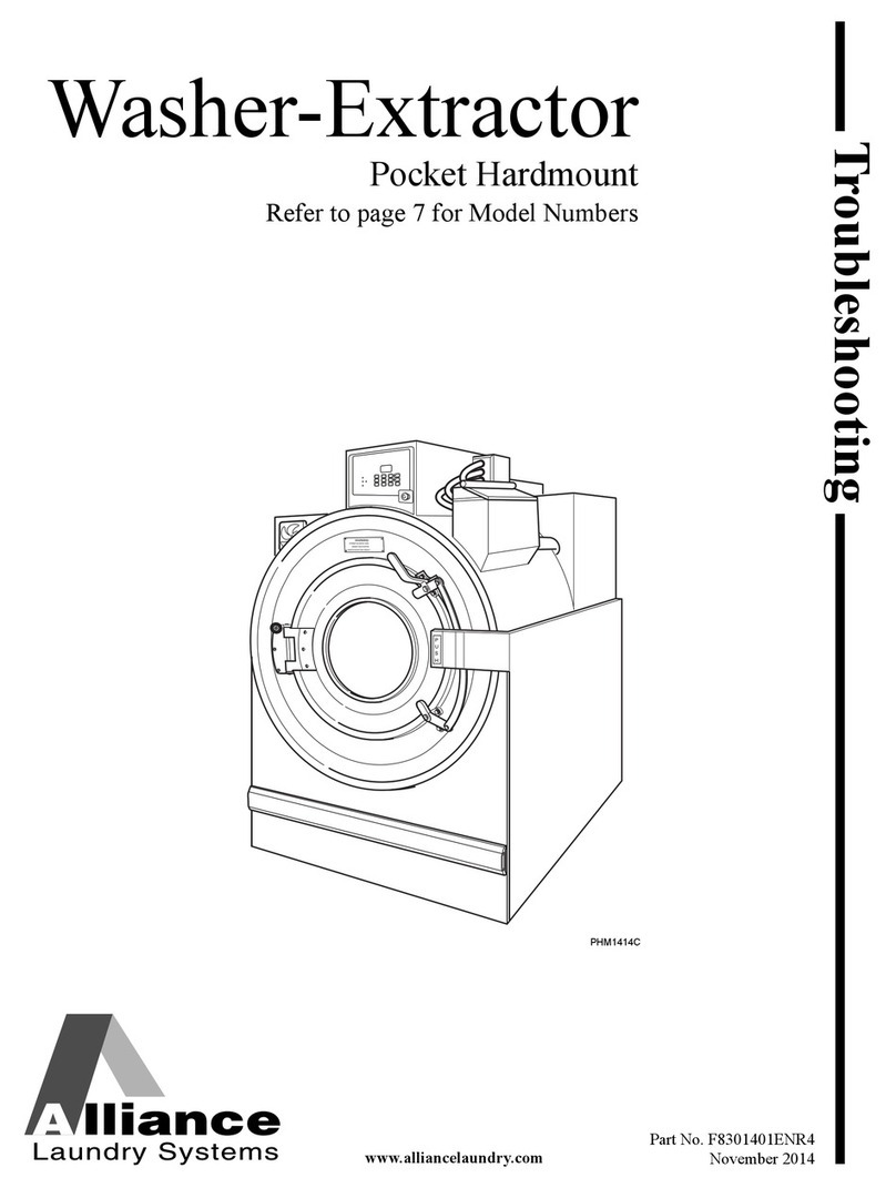 Alliance Laundry Systems UWL035K12 Operating instructions