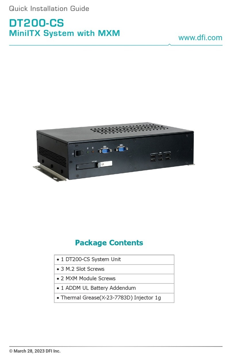 DFI DT200-CS User manual