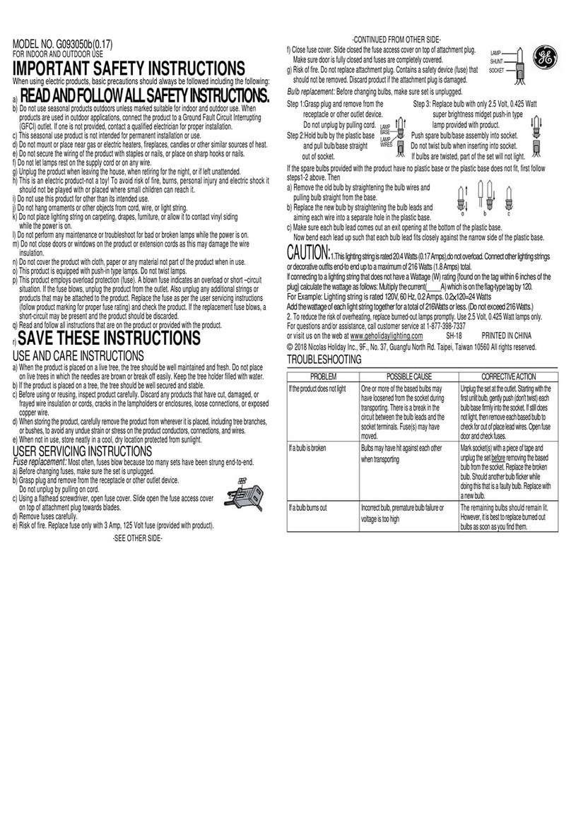 GE G093050b quick start guide