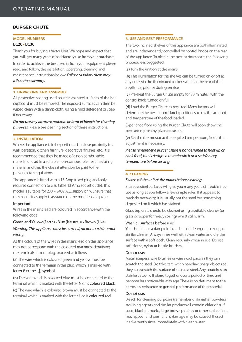 Victor BC20 User manual