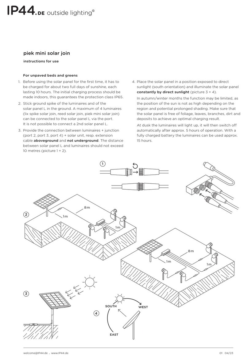 IP44.de piek mini solar join User manual