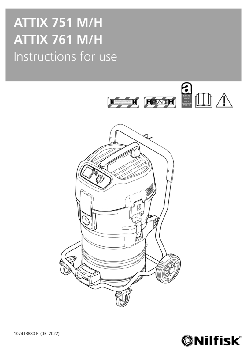 Nilfisk-Advance ATTIX 751-0H EU User manual Nilfisk-Advance ATTIX 751-0H EU User manual