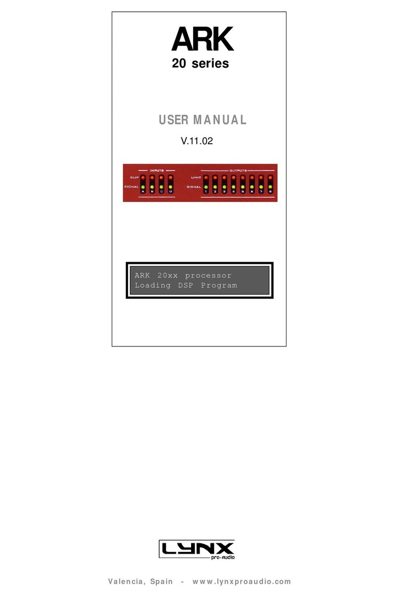Lynx ARK 20 Series User manual