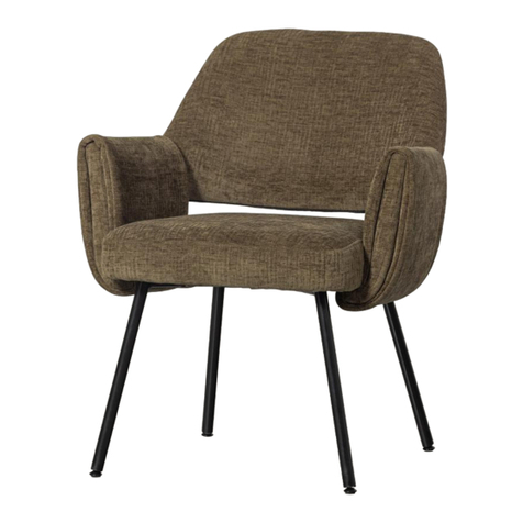 Basiclabel Silk dining chair Assembly instructions