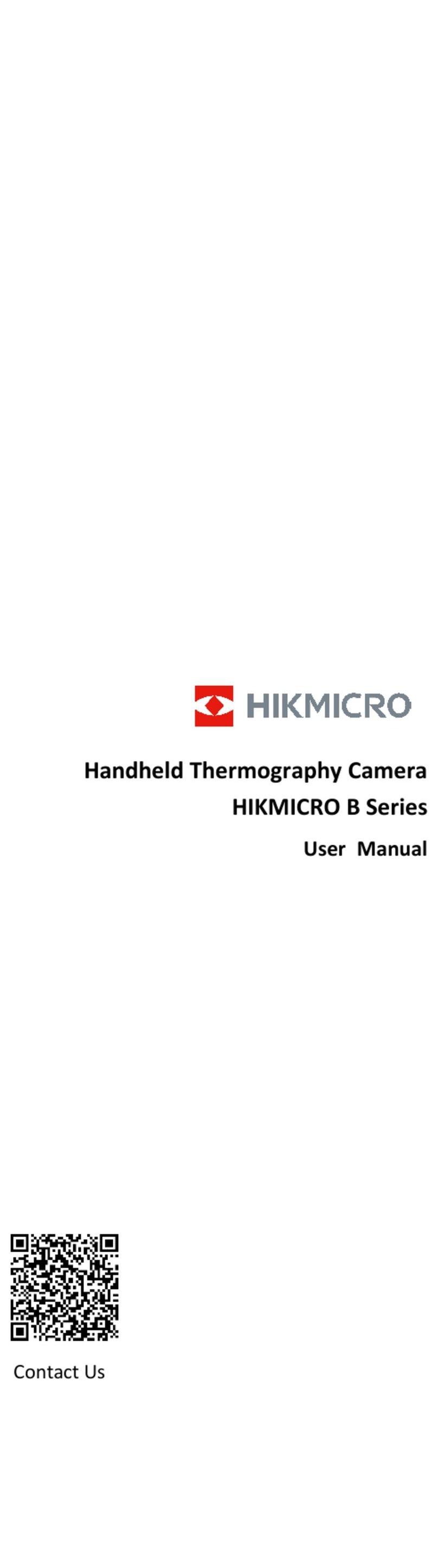 Hikmicro B Series User manual