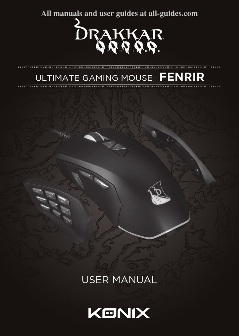Konix DRAKKAR FENRIR user manual