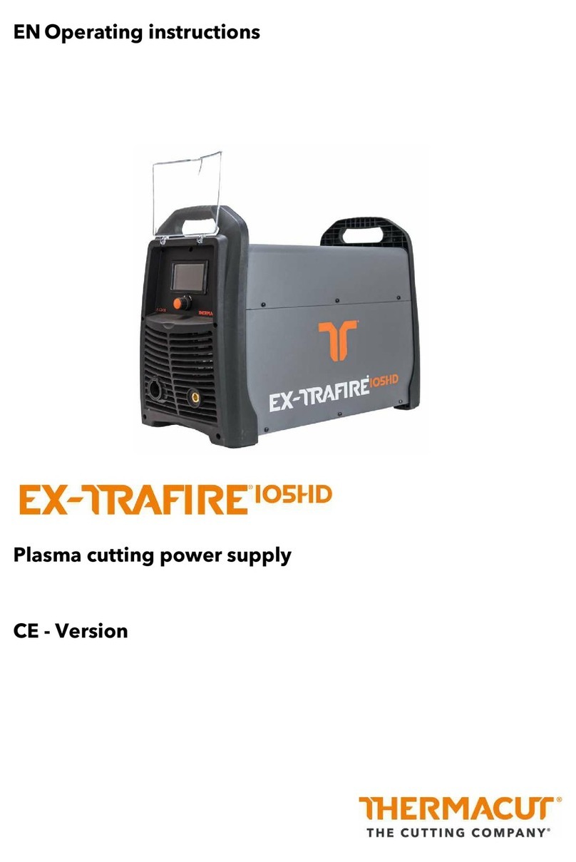 THERMACUT EX-TRAFIRE 105HD operating instructions