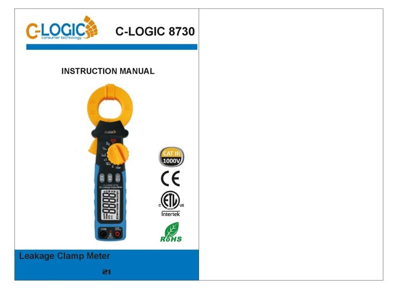 C-LOGIC 8730 instruction manual