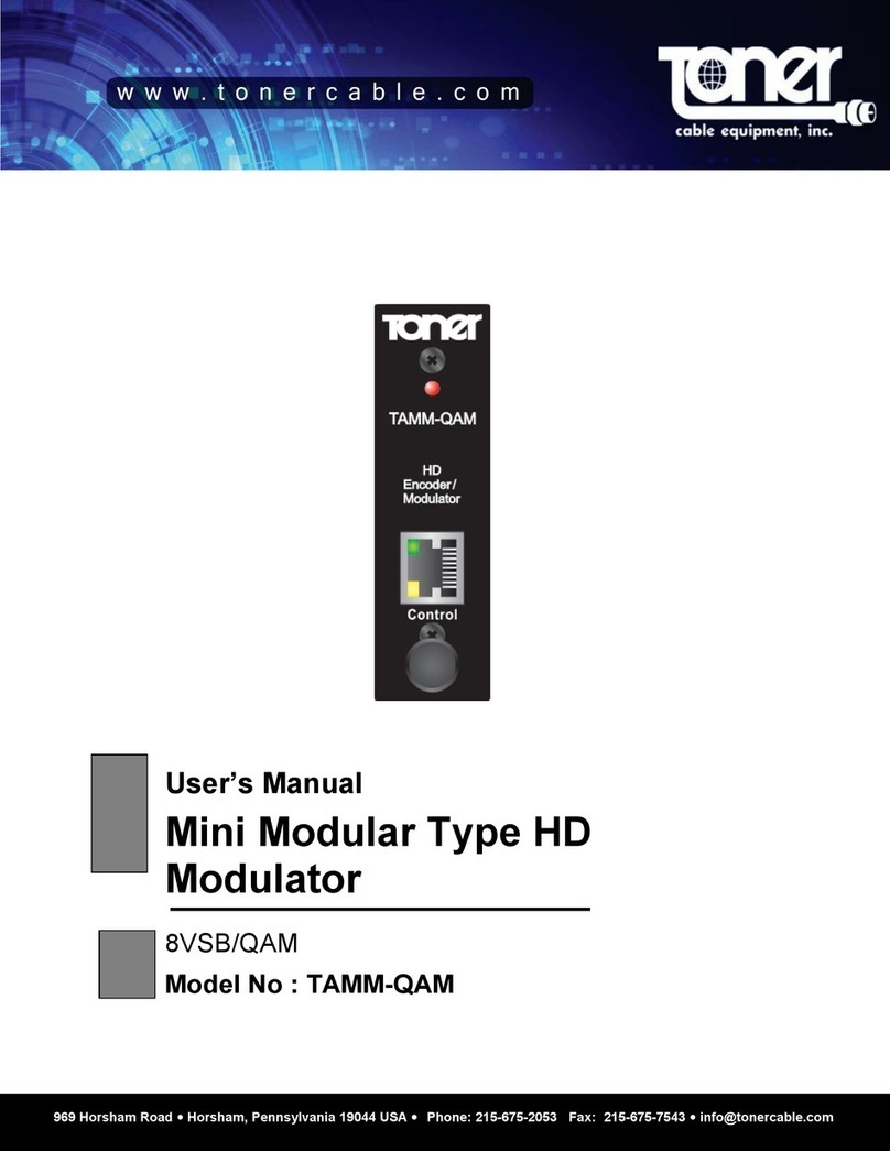 Toner TAMM-QAM User manual