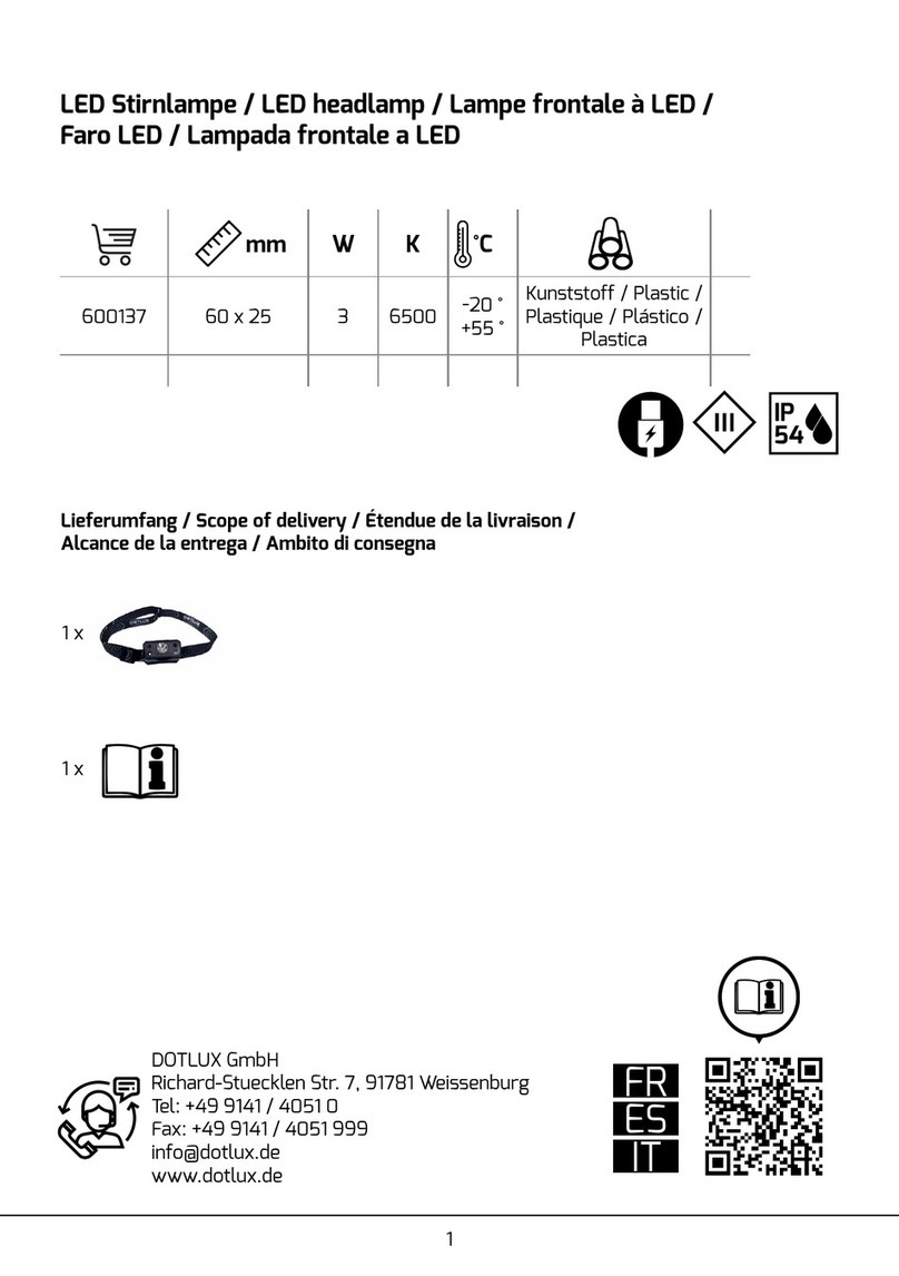 DOTLUX 600137 manual