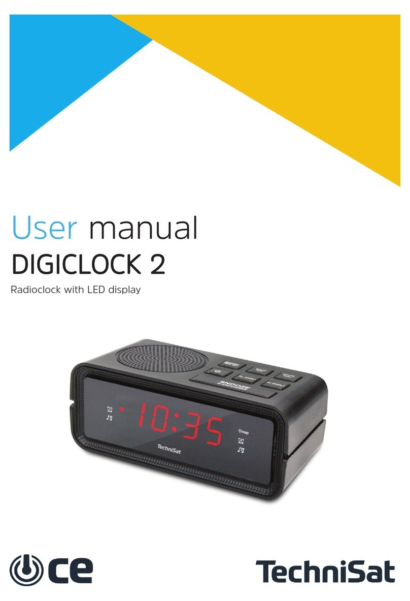 TechniSat CE DIGICLOCK 2 User manual
