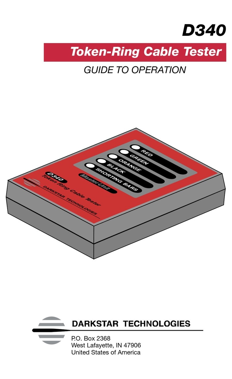 DARKSTAR TECHNOLOGIES D340 User manual