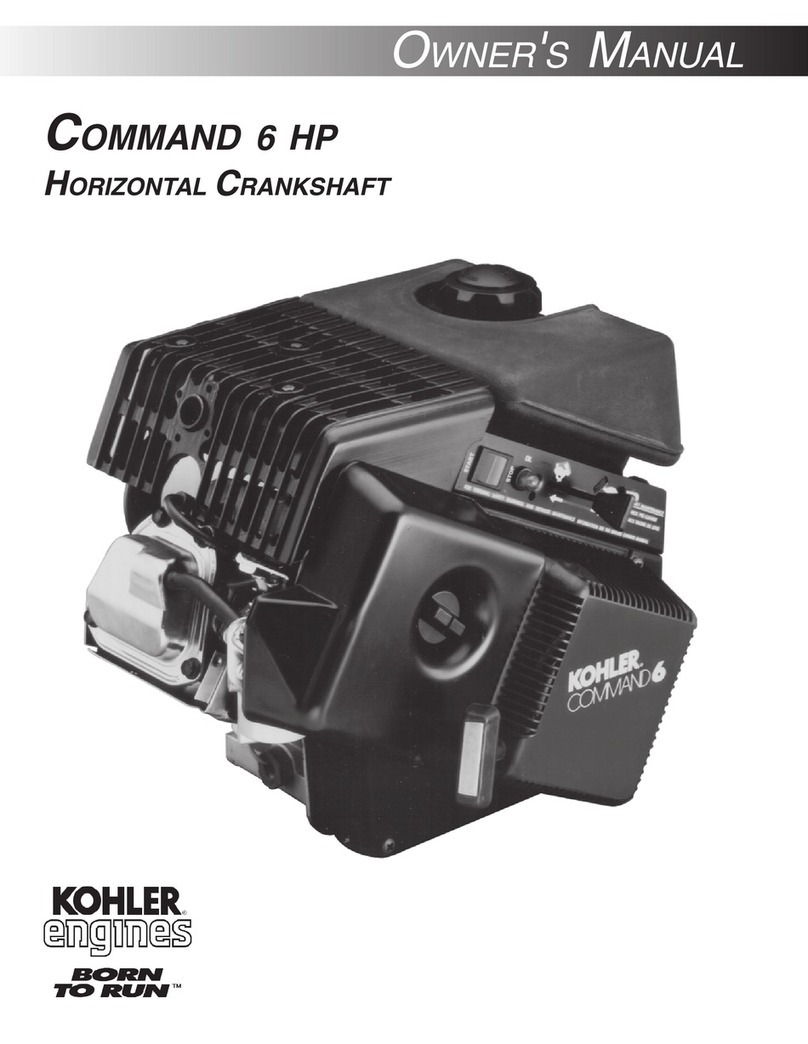 Kohler Command 6 HP User manual