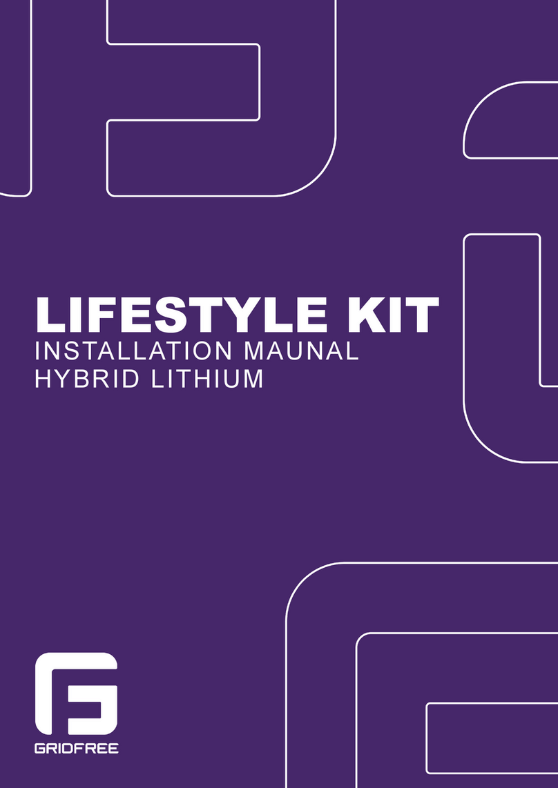 GRIDFREE LIFESTYLE KIT installation manual