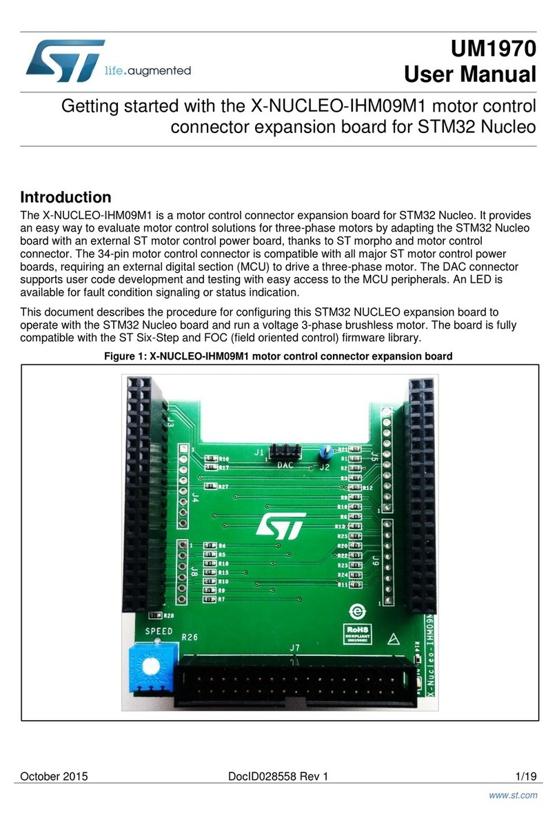 ST X-NUCLEO-IHM09M1 User manual