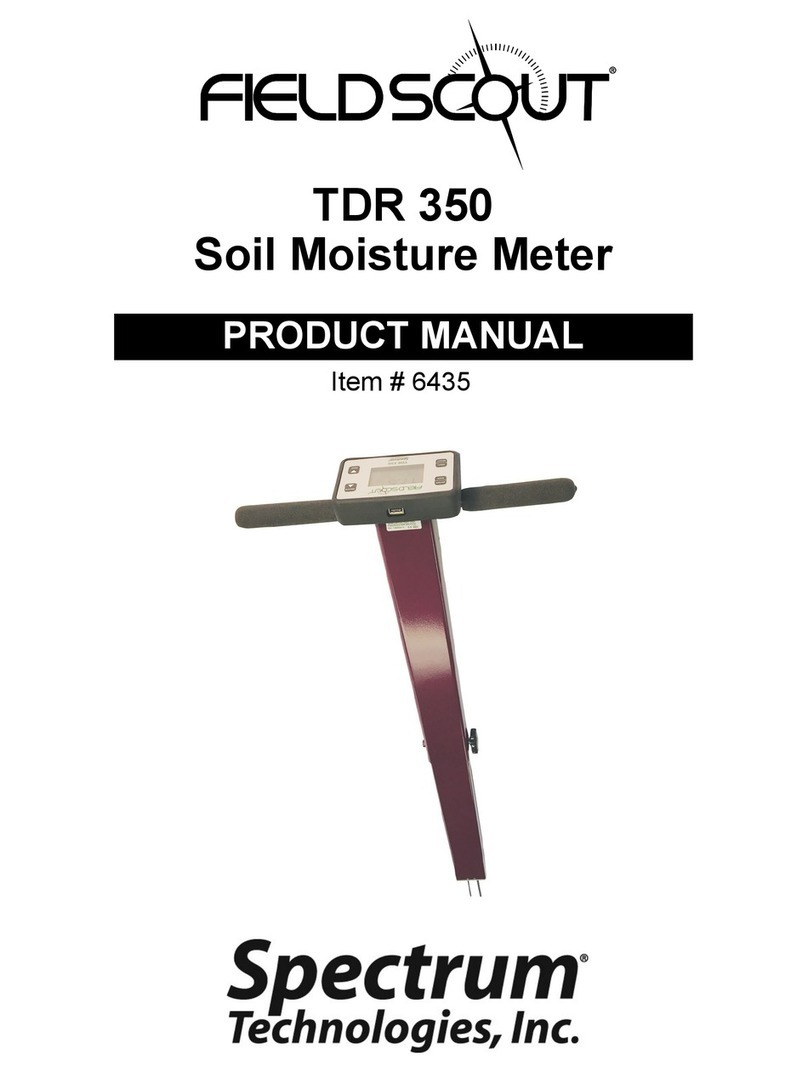 Spectrum Technologies Field Scout TDR 350 product manual Spectrum Technologies Field Scout TDR 350 product manual