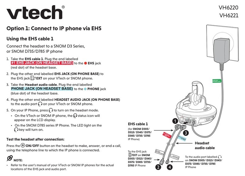 V-tech VH6220 User manual V-tech VH6220 User manual