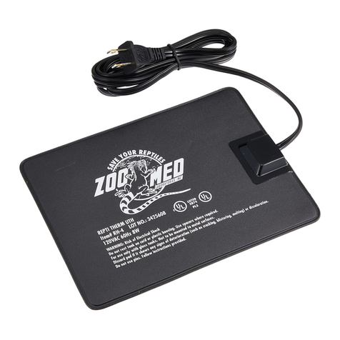 Zoo Med REPTITHERM RH-4 instructions