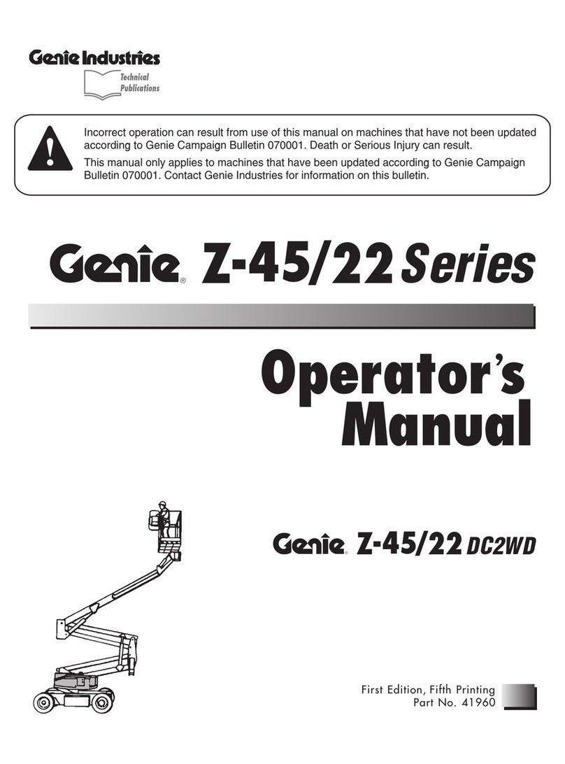 Genie Industries Z-45/22 Series Operator's manual