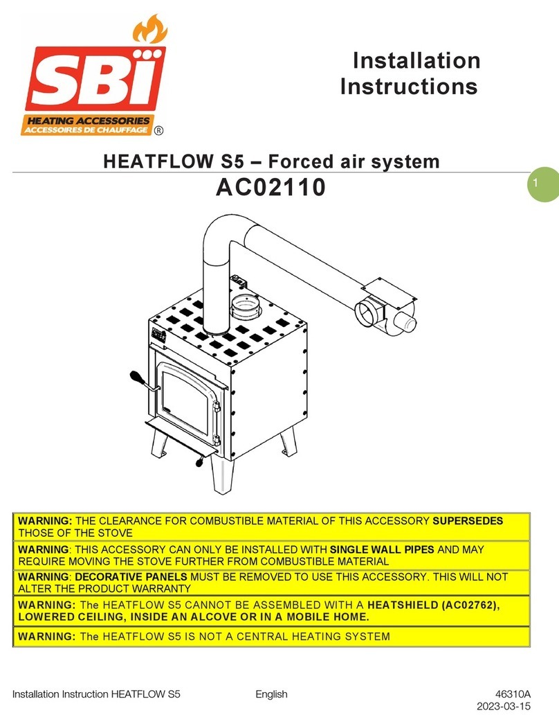 SBI HEATFLOW S5 installation instructions