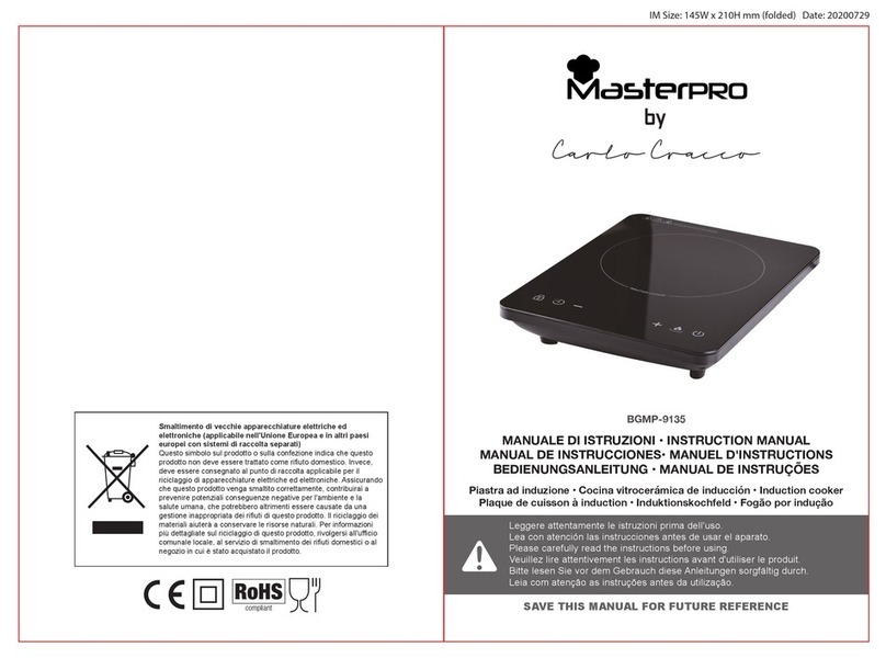Masterpro Carlo Gracco BGMP-9135 instruction manual Masterpro Carlo Gracco BGMP-9135 instruction manual