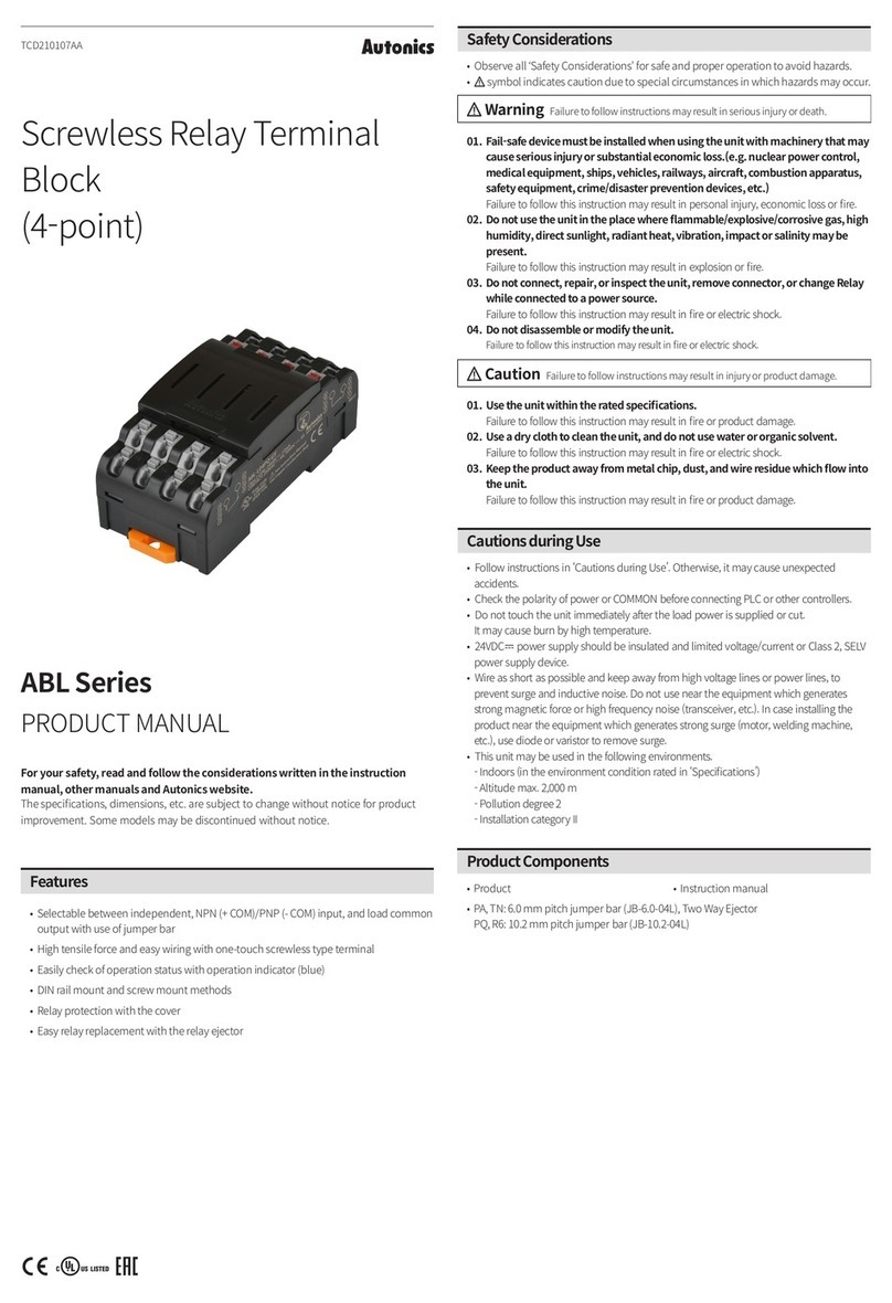Autonics ABL Series product manual