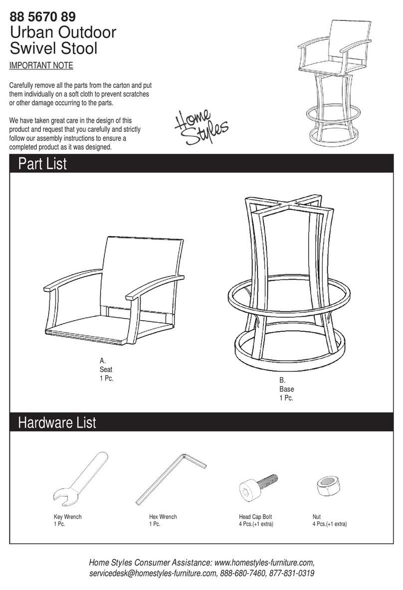 Home Styles 88 5670 89 Assembly instructions