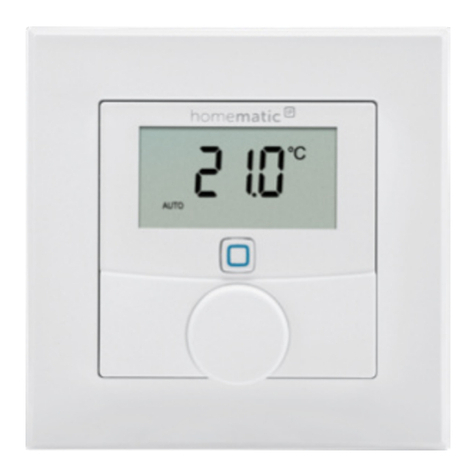 HomeMatic HmIP-WTH-1 Installation and operating manual