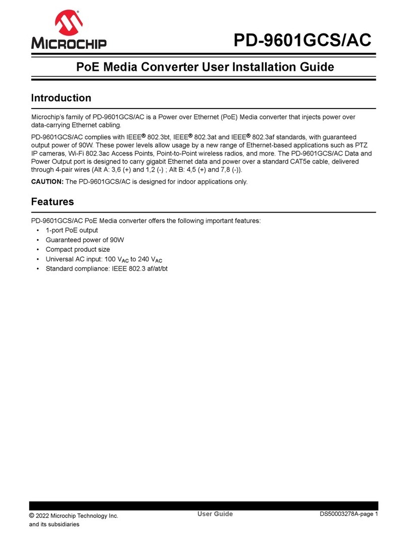 Microchip Technology PD-9601GCS/AC Troubleshooting guide