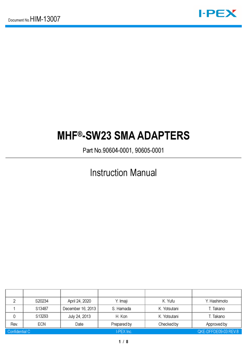 IPEX MHF-SW23 instruction manual