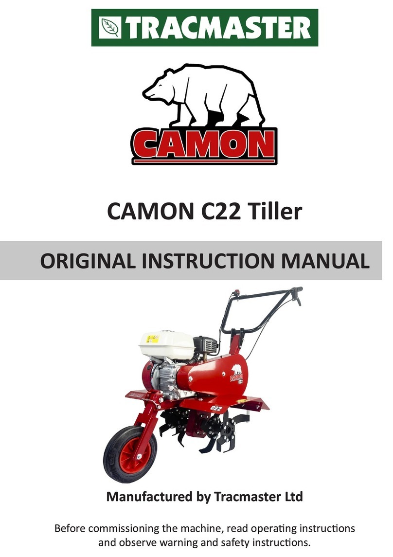 Tracmaster CAMON C22 Tiller User manual