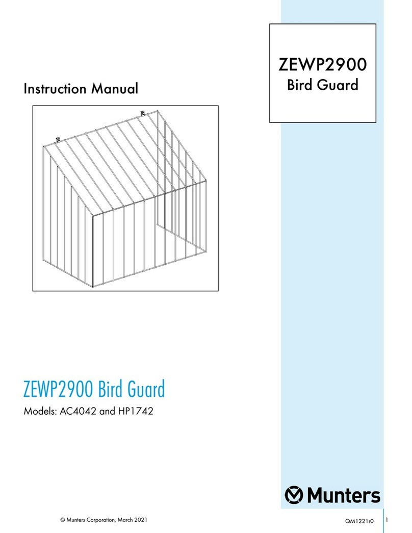 Munters ZEWP2900 User manual