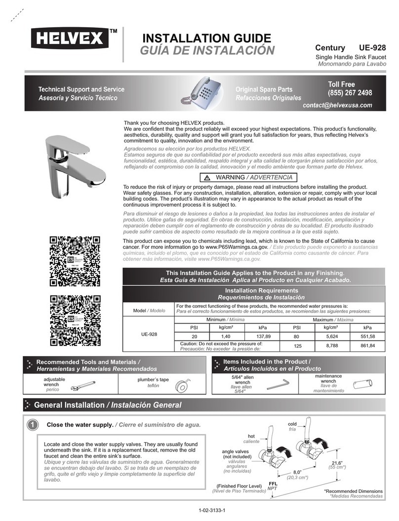 Helvex Century UE-928 User manual