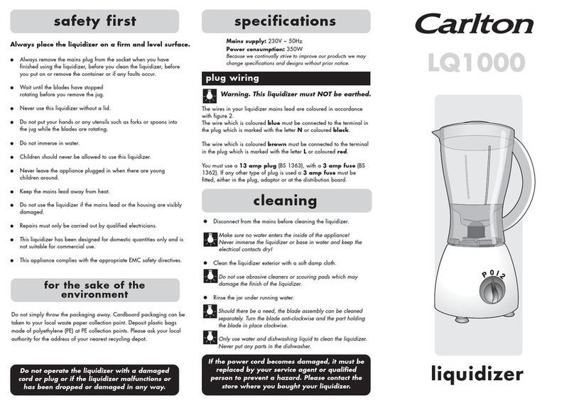 Carlton LQ1000 quick start guide