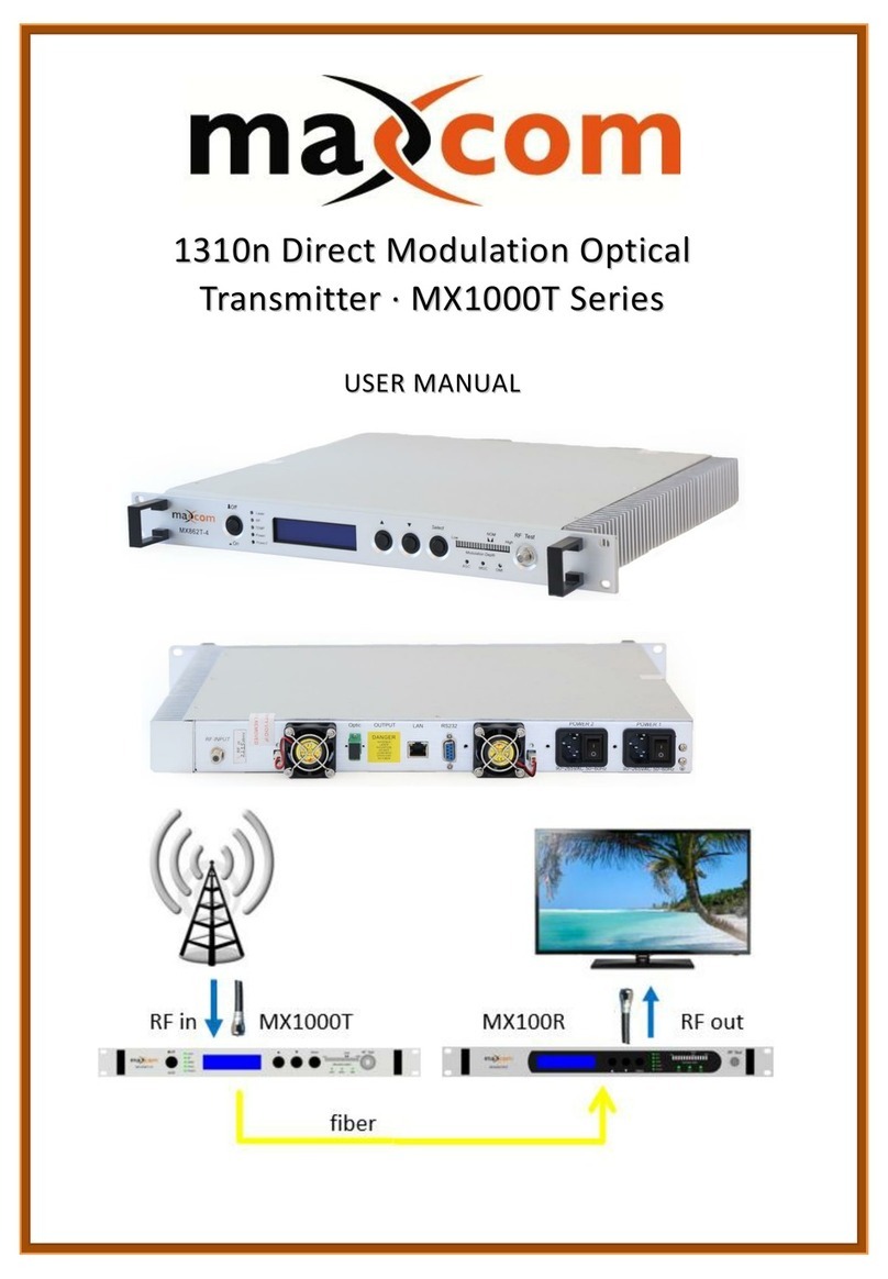 Maxcom MX1000T Series User manual