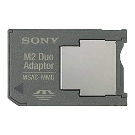 Sony M2 MSAC-MMD User manual