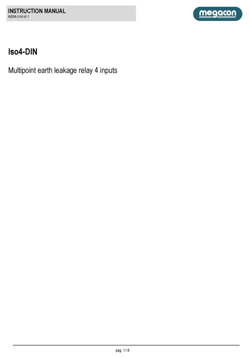 Megacon Iso4-DIN instruction manual