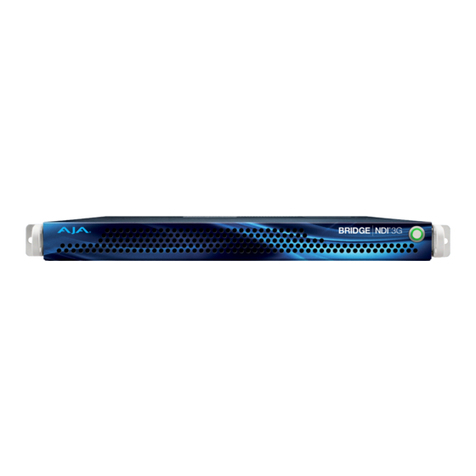 AJA Video Systems Inc BRIDGE NDI 3G Installation and operation guide